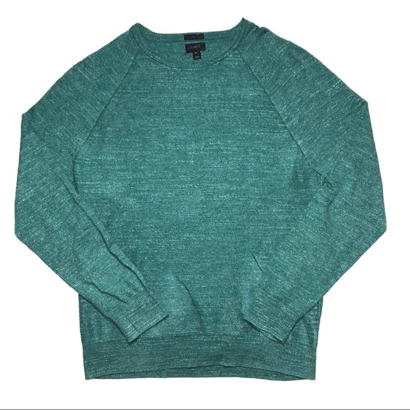 heather green sweater